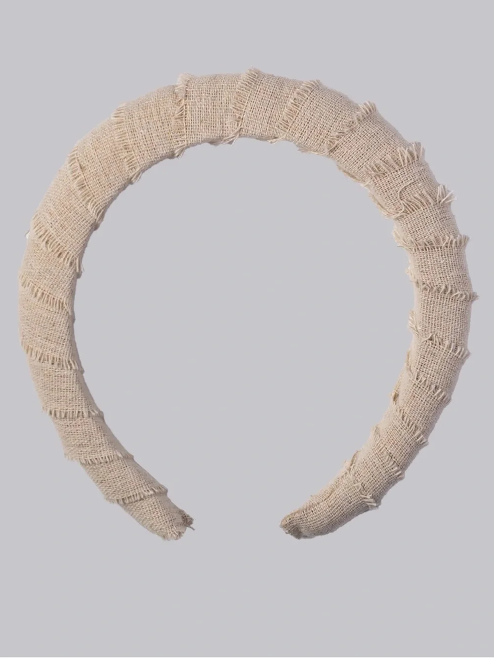 HAIRITAGE Raw Edge Linen Padded Headband NEW 🏷️